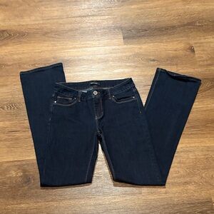 White House black market boot cut blue jeans